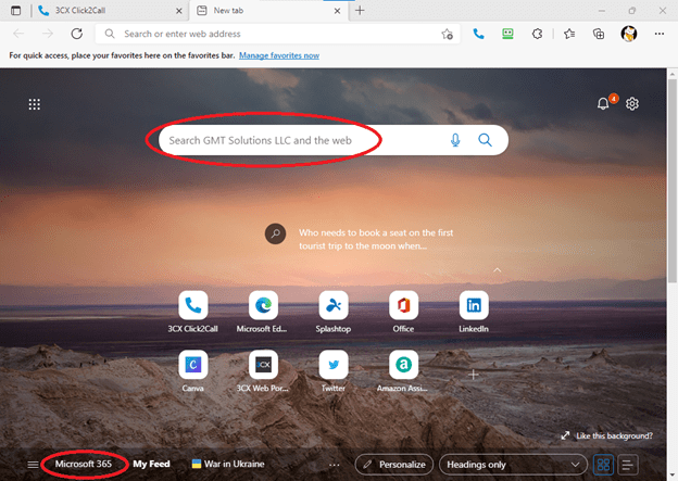 What is new after you sign in to Microsoft 365 in Edge